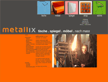 Tablet Screenshot of metallix.ch